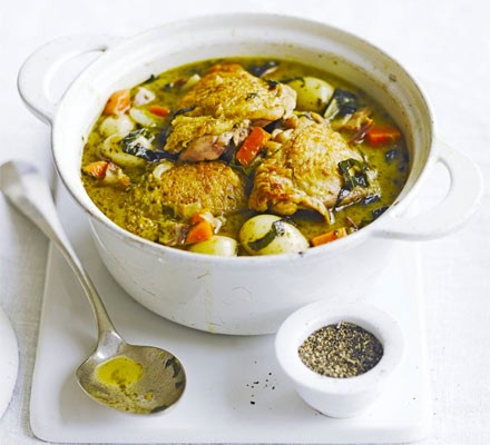 Spring chicken one-pot recipe 