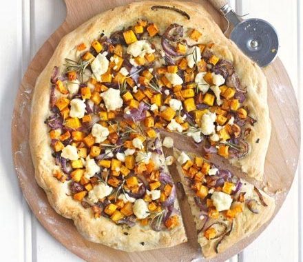 Butternut & rosemary pizza recipe