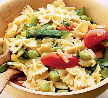 Summer veggie pasta recipe 