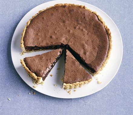 Chocolate, hazelnut & salted caramel tart recipe
