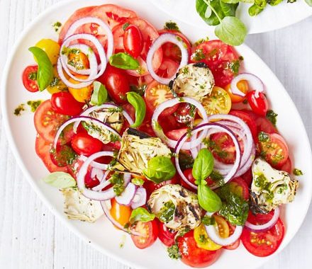 Italian tomato & artichoke platter recipe