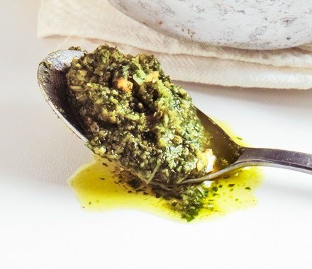 Fresh pesto recipe