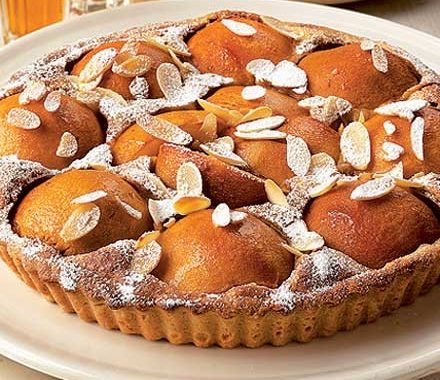 Peach frangipane tart recipe