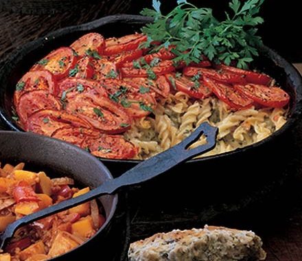 Two-cheese pasta bake recipe