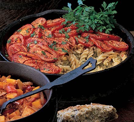 Two-cheese pasta bake recipe 