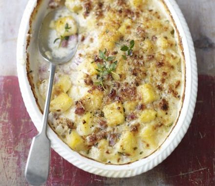 Polenta & pancetta stuffing recipe