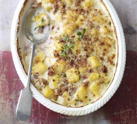 Polenta & pancetta stuffing recipe 