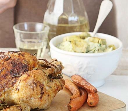Artichoke, garlic & potato mash recipe