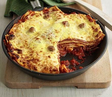 Ham & olive lasagne recipe