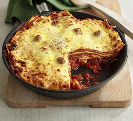 Ham & olive lasagne recipe 