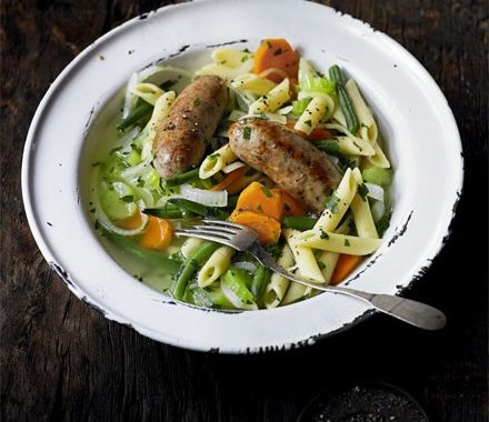 Italian sausage & pasta pot recipe