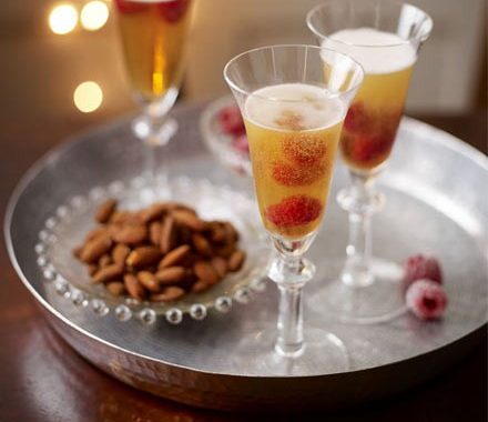 Raspberry Martini fizz recipe