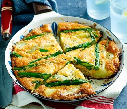 Asparagus & new potato frittata recipe