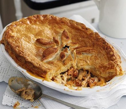 Chicken & chorizo pie recipe