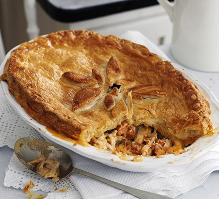 Chicken & chorizo pie recipe 