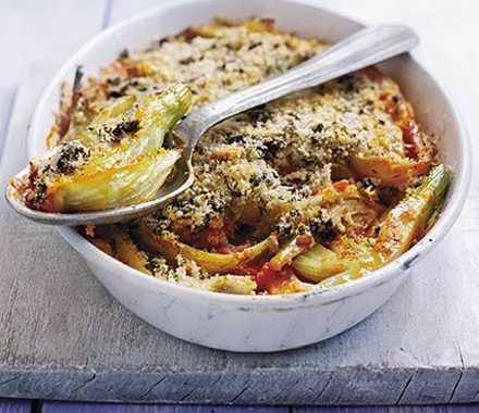 Fennel & tomato gratin recipe