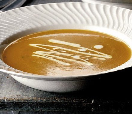 Orange, carrot & mint soup  recipe