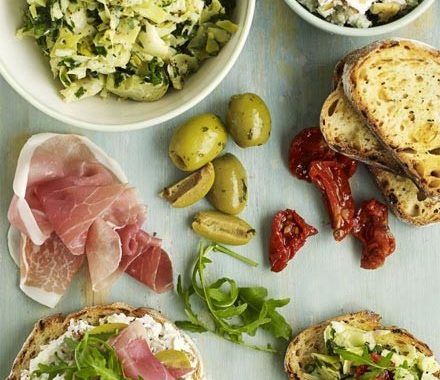 Build-your-own-bruschettas recipe