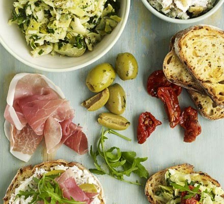 Build-your-own-bruschettas recipe 