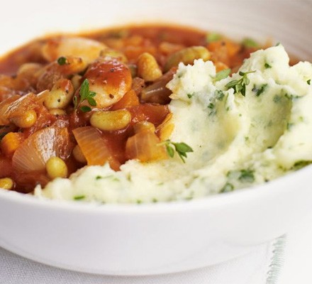Somerset stew with cheddar & parsley mash recipe 