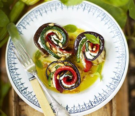 Summer vegetable roll-ups recipe