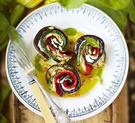 Summer vegetable roll-ups recipe 