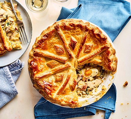Chicken & leek pie recipe 
