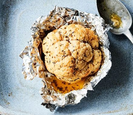 Whole baked cauliflower recipe