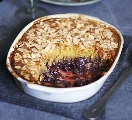 Cherry bakewell sponge pudding recipe 