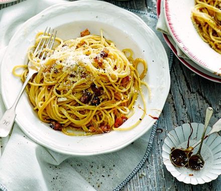Marmite & pancetta spaghetti recipe