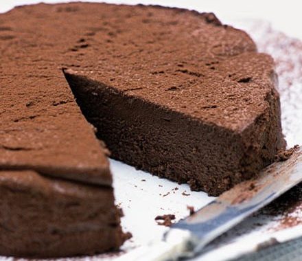Decadent chocolate truffle torte recipe