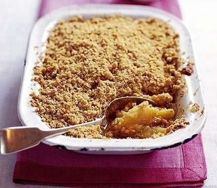Apple flapjack crumble recipe