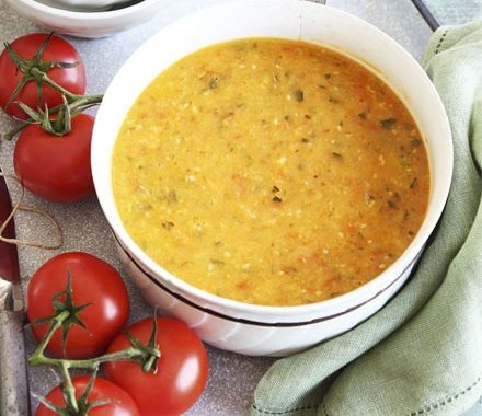 Courgette & tomato soup recipe