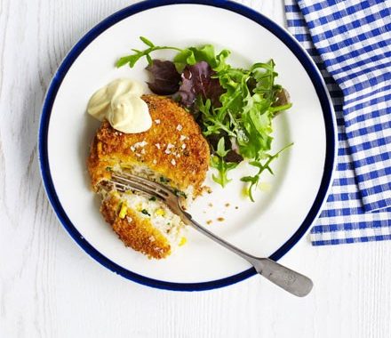Tuna & sweetcorn fish cakes recipe