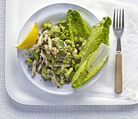 Vitality chicken salad with avocado dressing recipe