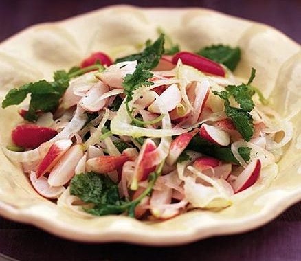 Lemony radish & fennel salad recipe