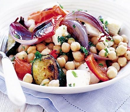Warm chickpea salad recipe