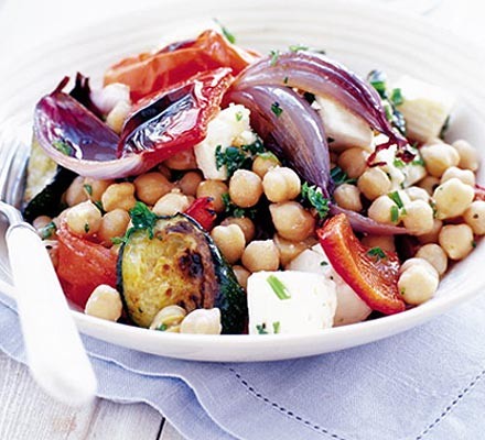 Warm chickpea salad recipe 