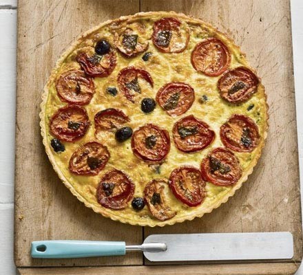Slow-roasted tomato & gruyère tart recipe 