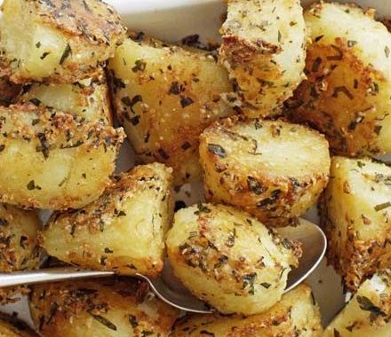 Parmesan-roasted potatoes recipe