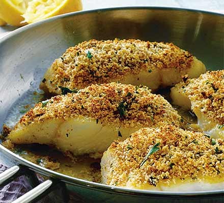 Lemon, herb & Parmesan crusted fish recipe 