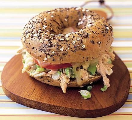 Seeded bagel tuna melt recipe 