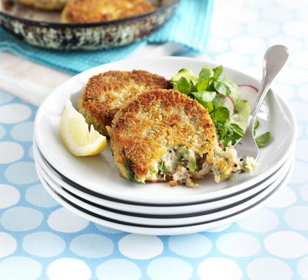 Peppered mackerel fishcakes recipe 