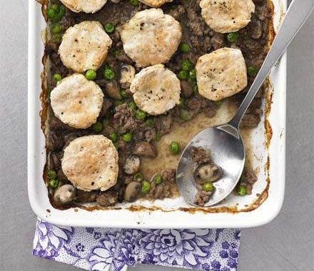 Minced beef cobbler recipe