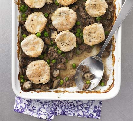 Minced beef cobbler recipe 