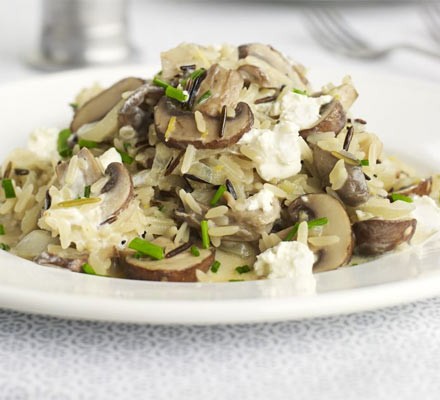 Lemony mushroom pilaf recipe 