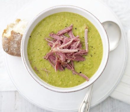 Pea and ham hock soup recipe