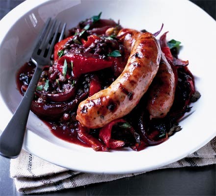 Sausage & lentil one-pot recipe 