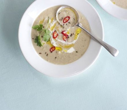 Spiced parsnip soup recipe