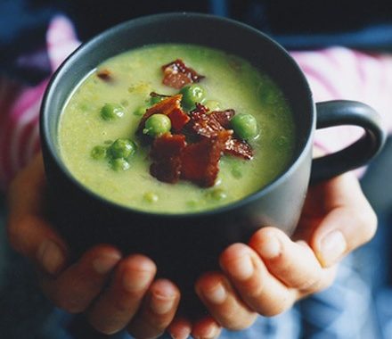 Witches' brew (Pea & bacon chowder) recipe